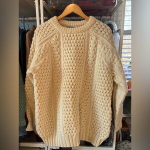 Classic Cozy Vintage Irish Fisherman’s Sweater